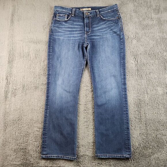 BKE Denim - BKE Jeans Women's 33 x 28 Blue Denim Jeans Bootcut Cotton Stretch Drew Buckle